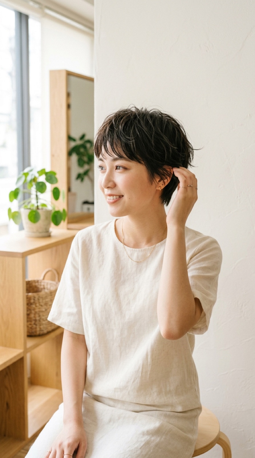 軽やかなショートスタイル
